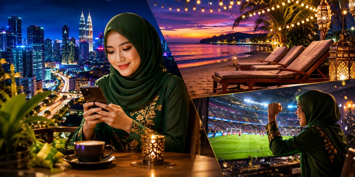 Pengalaman kasino mudah alih dengan tema Hari Raya di judiking88